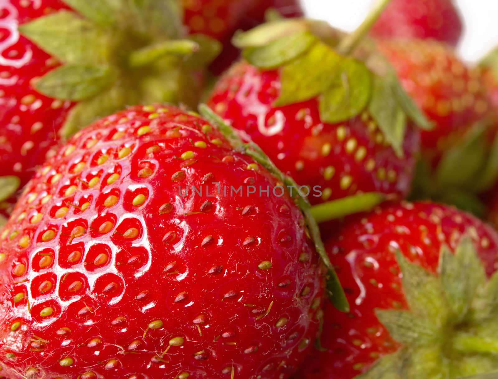 Strawberries closeup