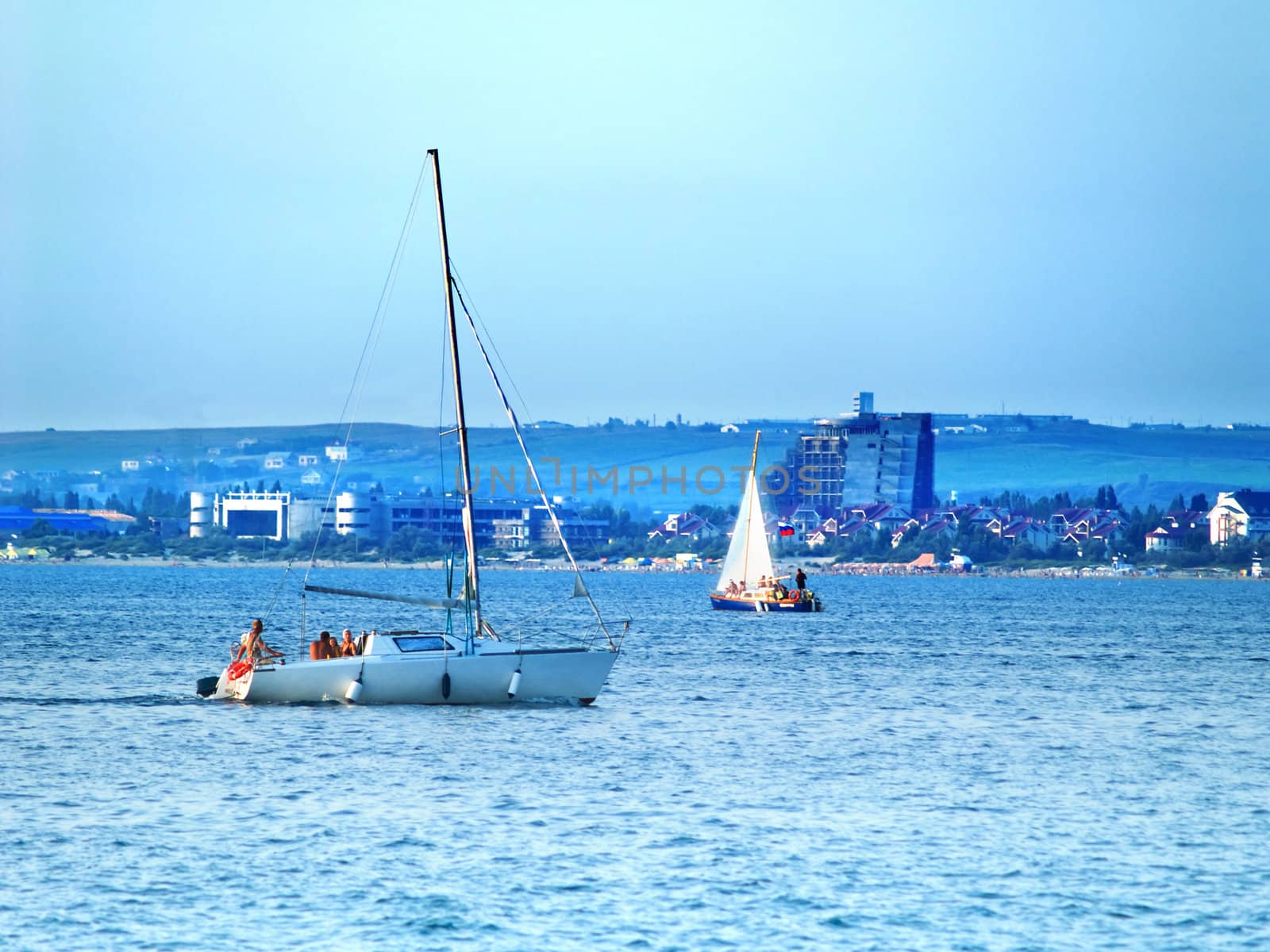 Sea voyage on small sailboat