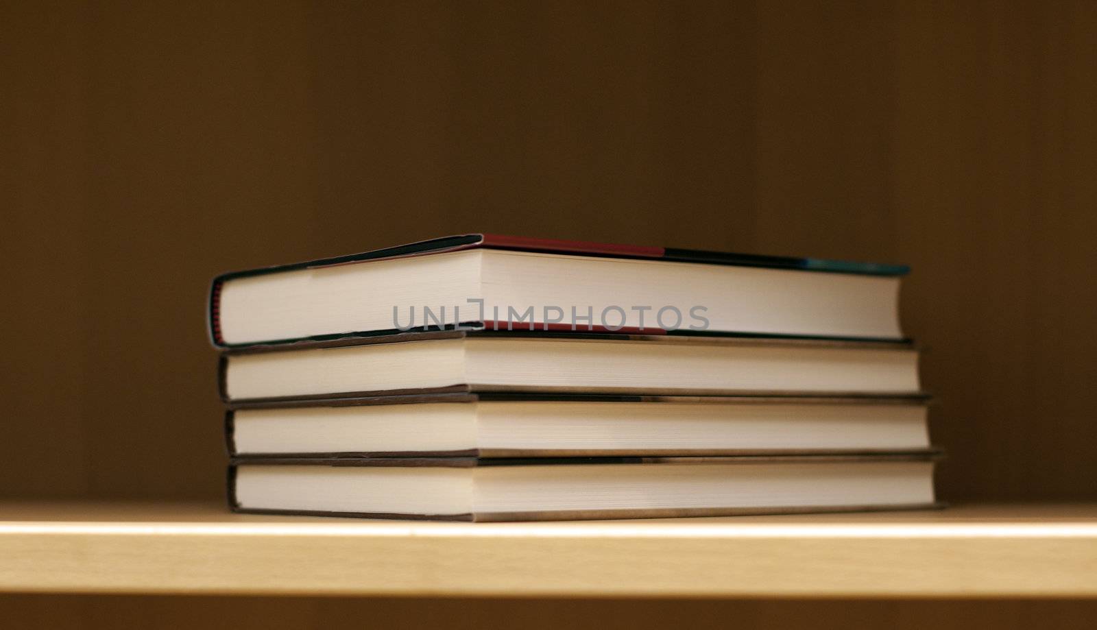 books on a shelf