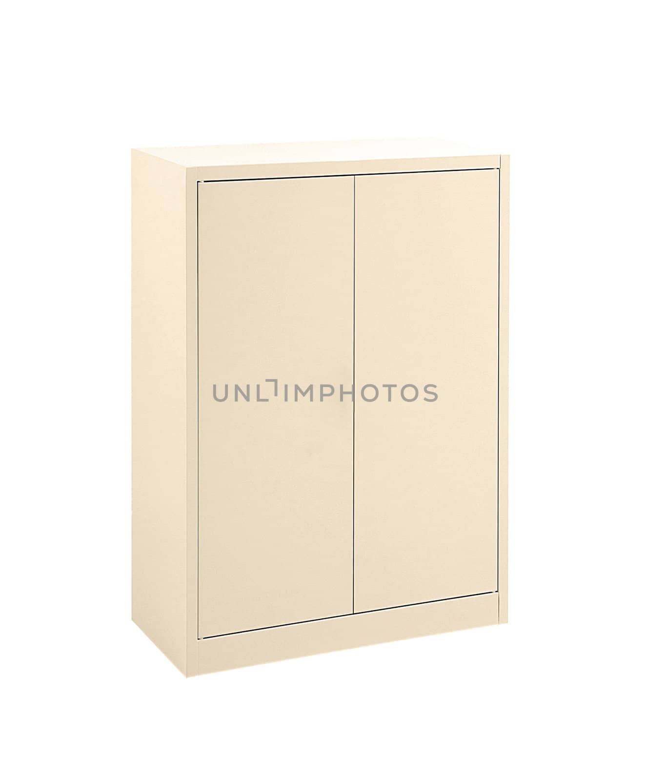 cabinet steel office furniture isolated on white