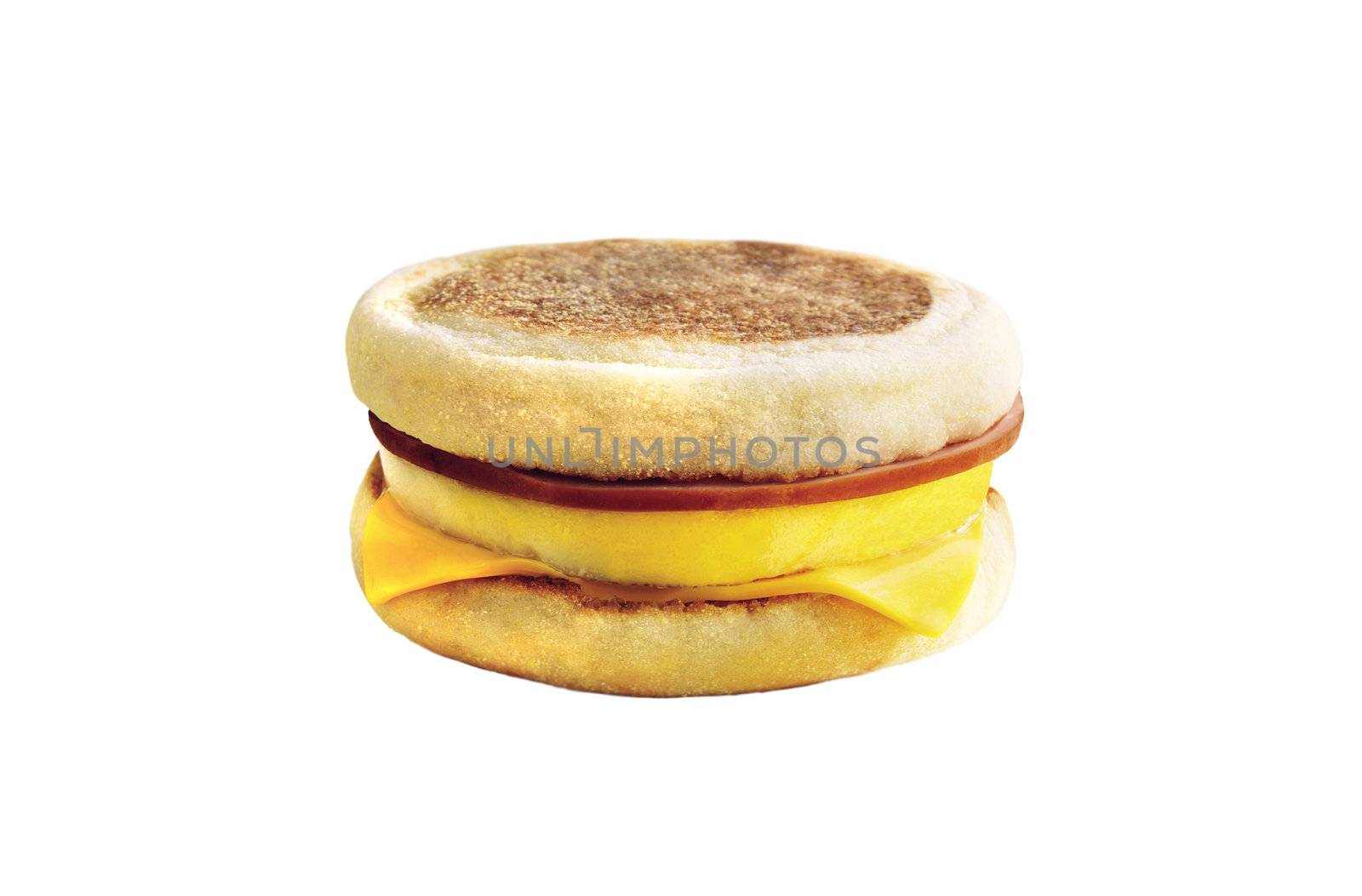 burger isolated on white