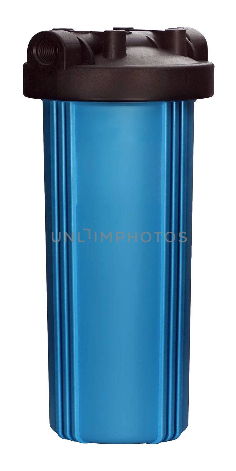 Water filter for clean drinking water isolated