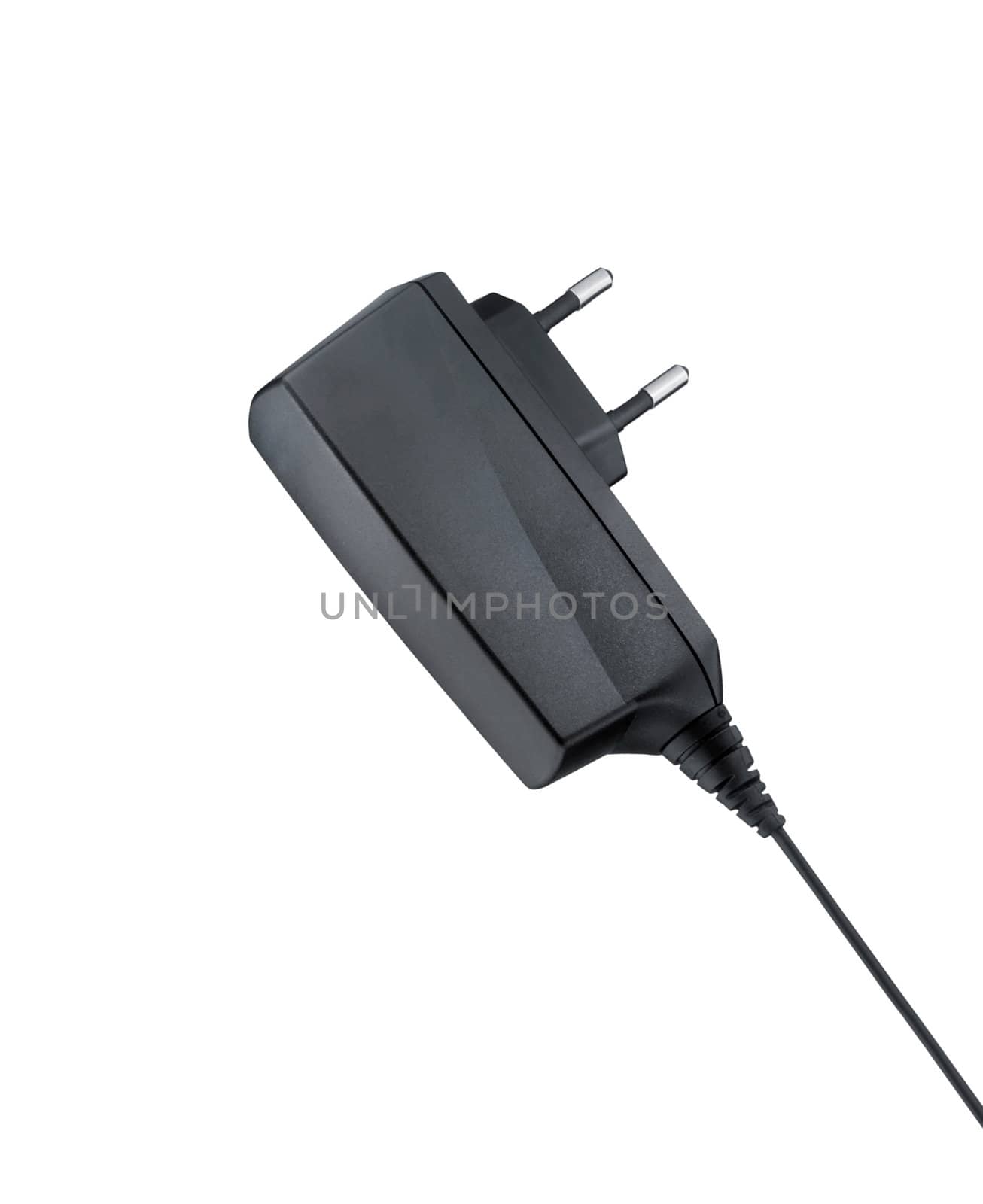 AC/DC adapter isolated on white background
