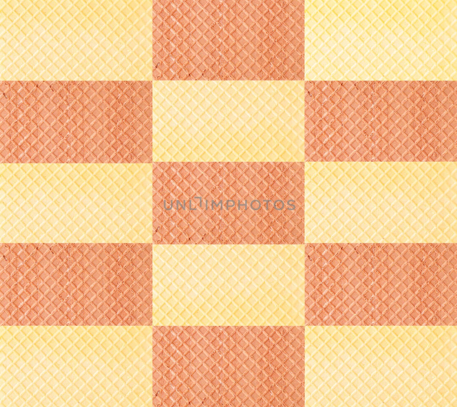 Vanilla and chocolate wafers background
