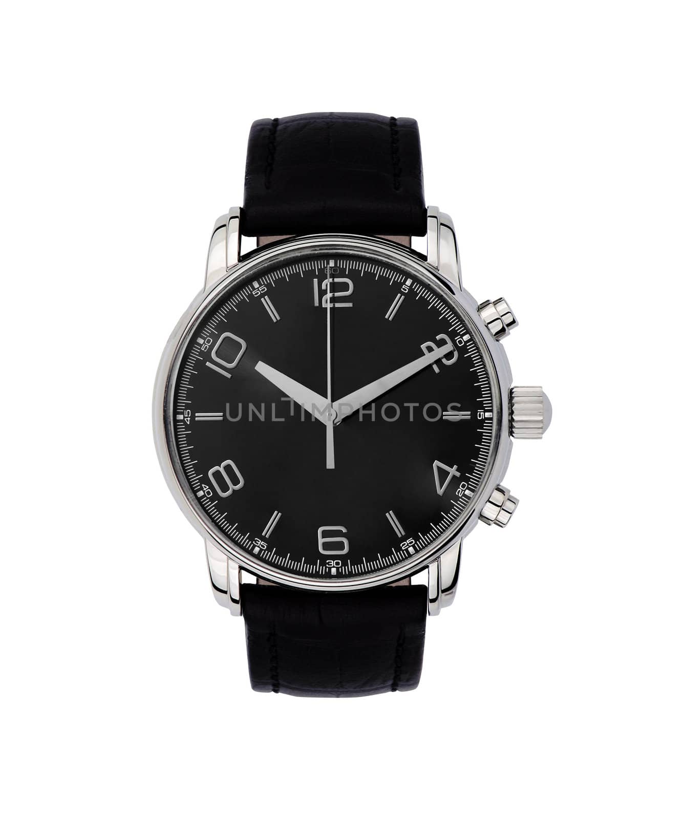 wristwatch isolated on white
