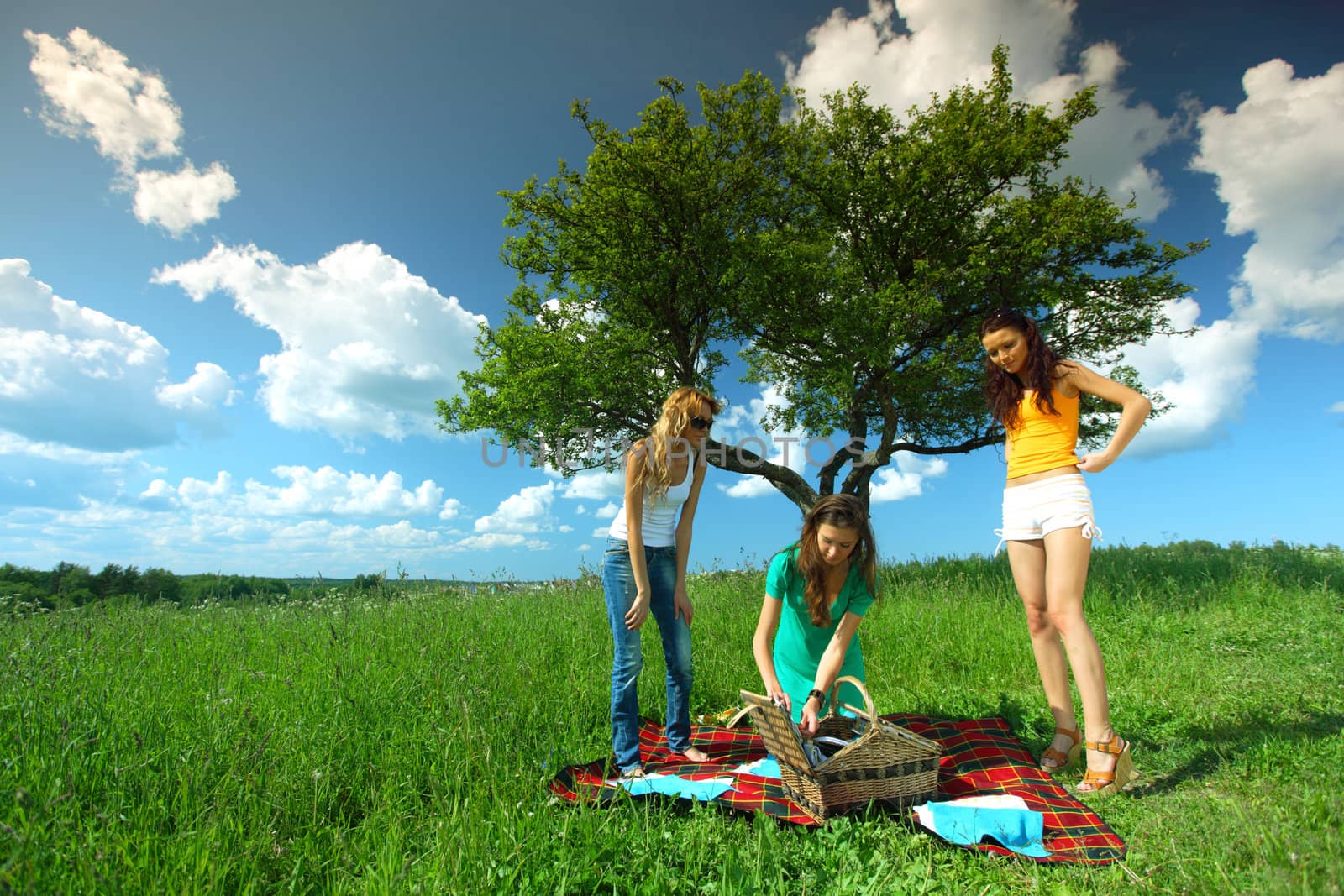 girlfriends on picnic by Yellowj