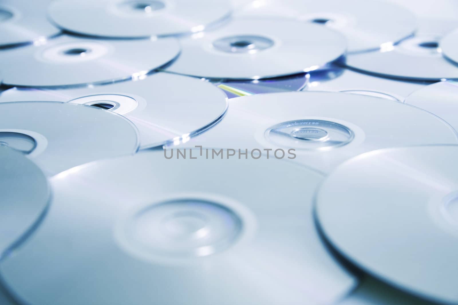 Background from compact disks with the written information