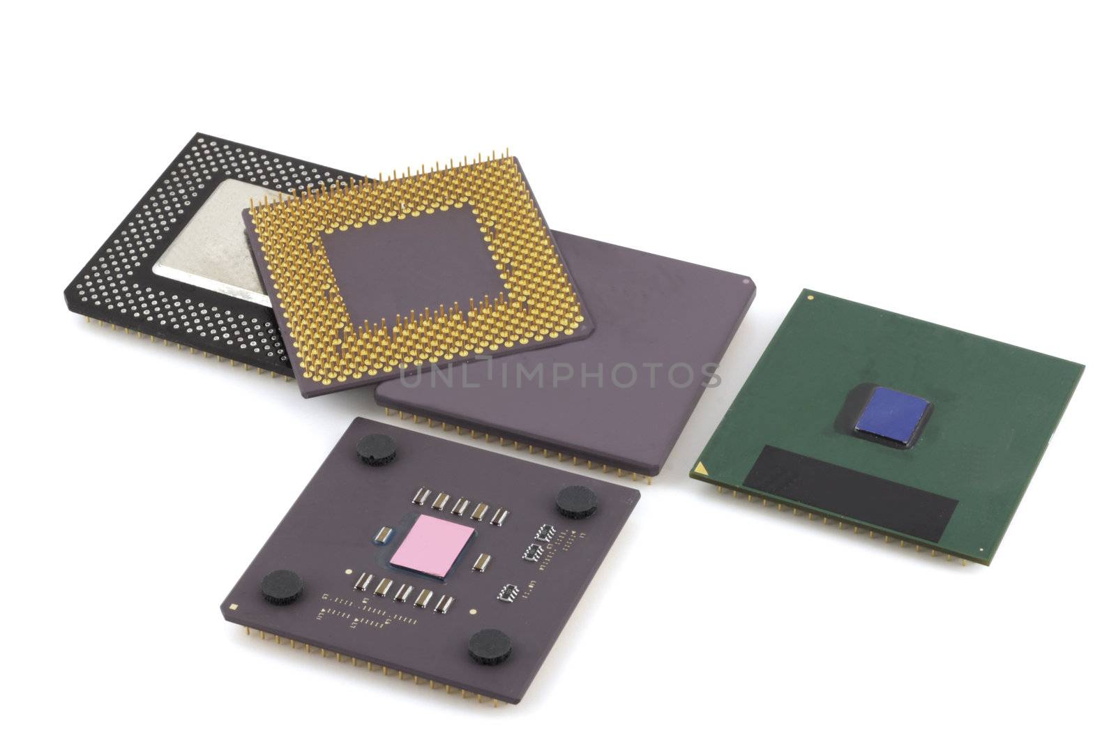 Five microprocessors by sergpet