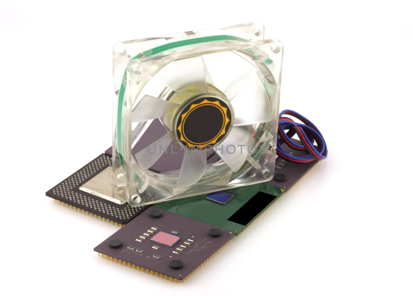 Fan and processors for computer by sergpet