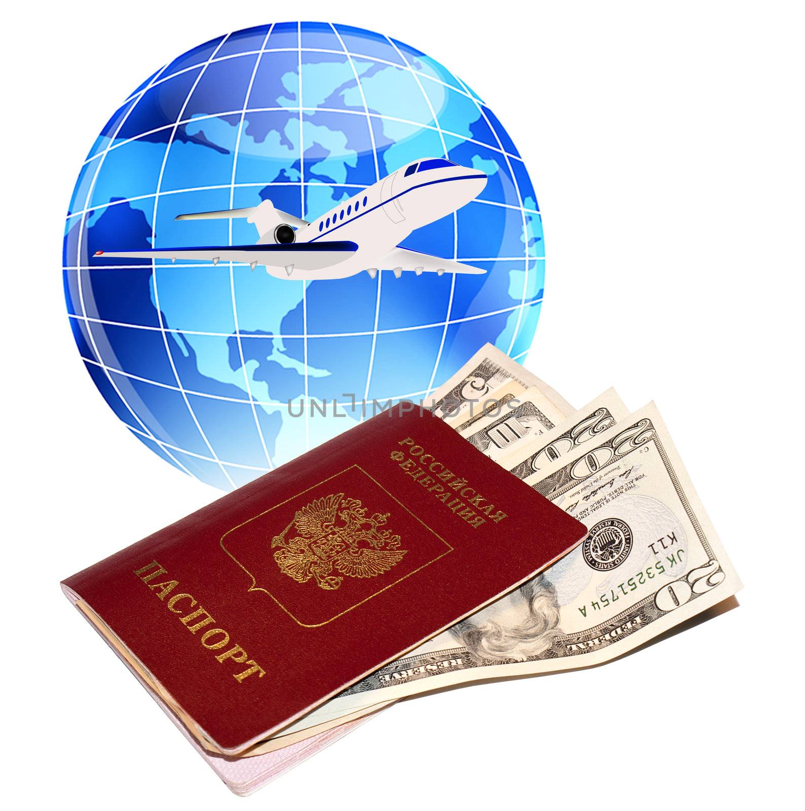 Registration of the passport and the visa to departure on rest abroad by sergey150770SV