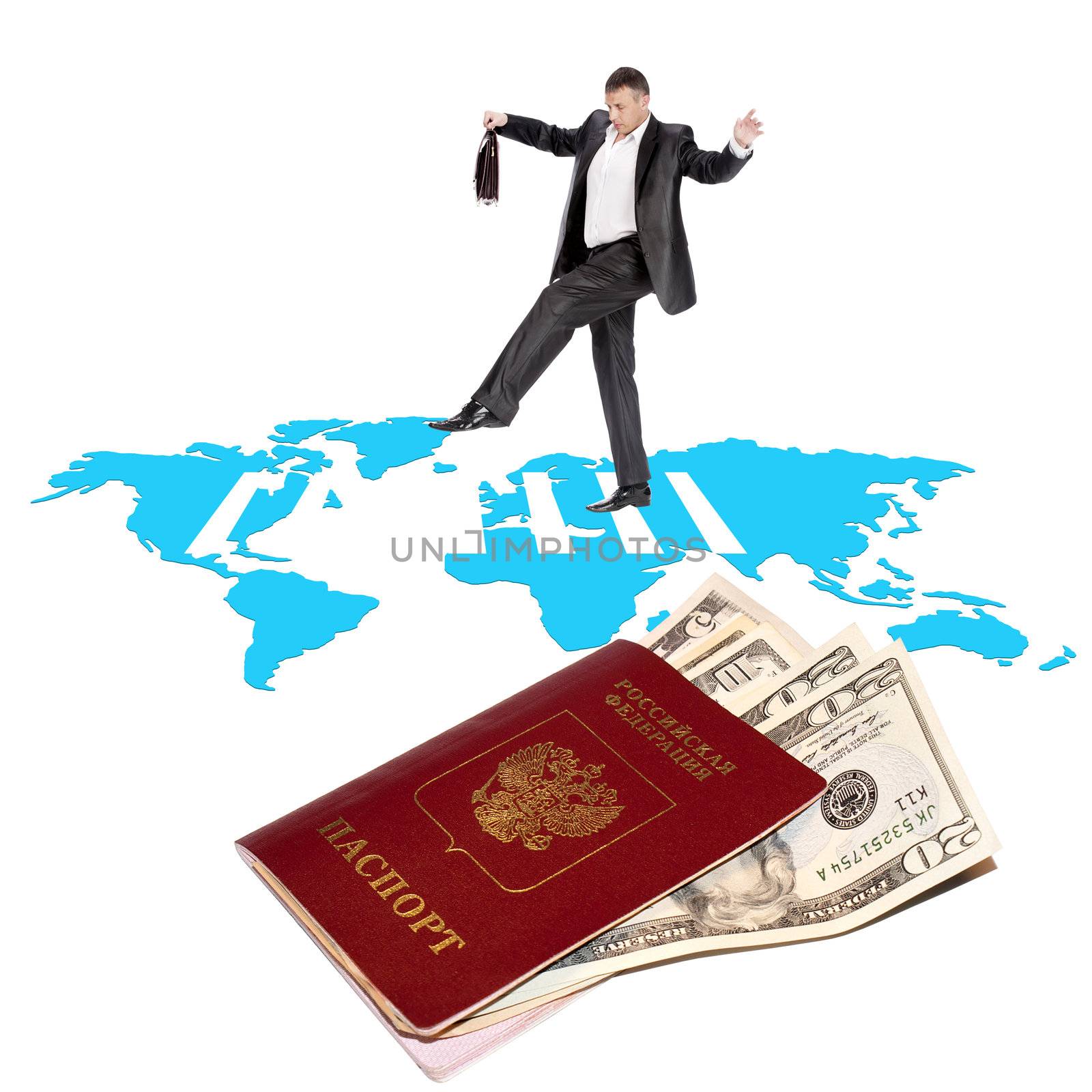 Registration of the passport and the visa to departure on rest abroad by sergey150770SV