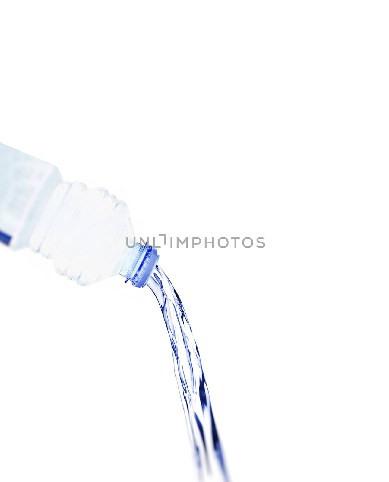 Fresh Water Splashing Over White
