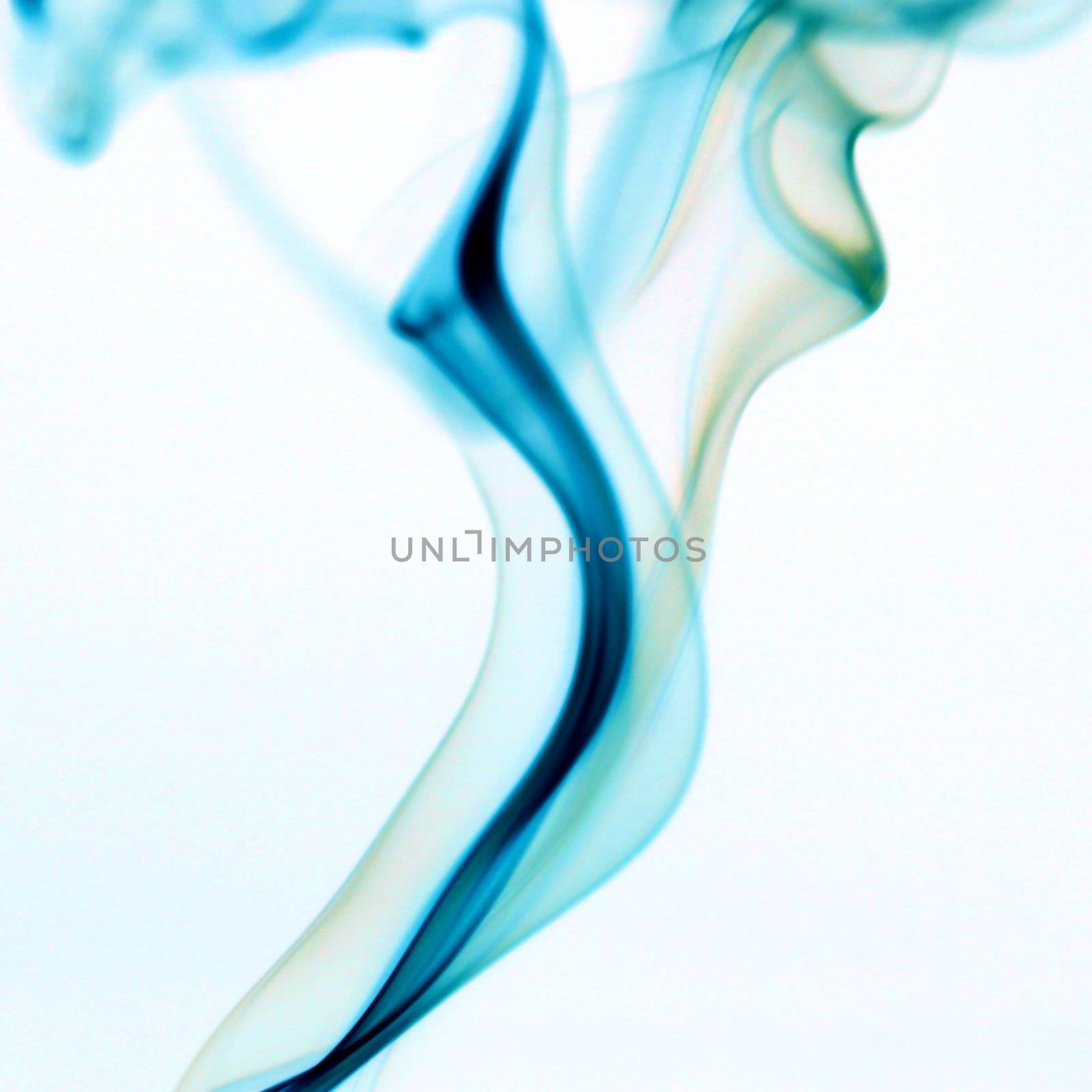 blue smoke abstract background close up