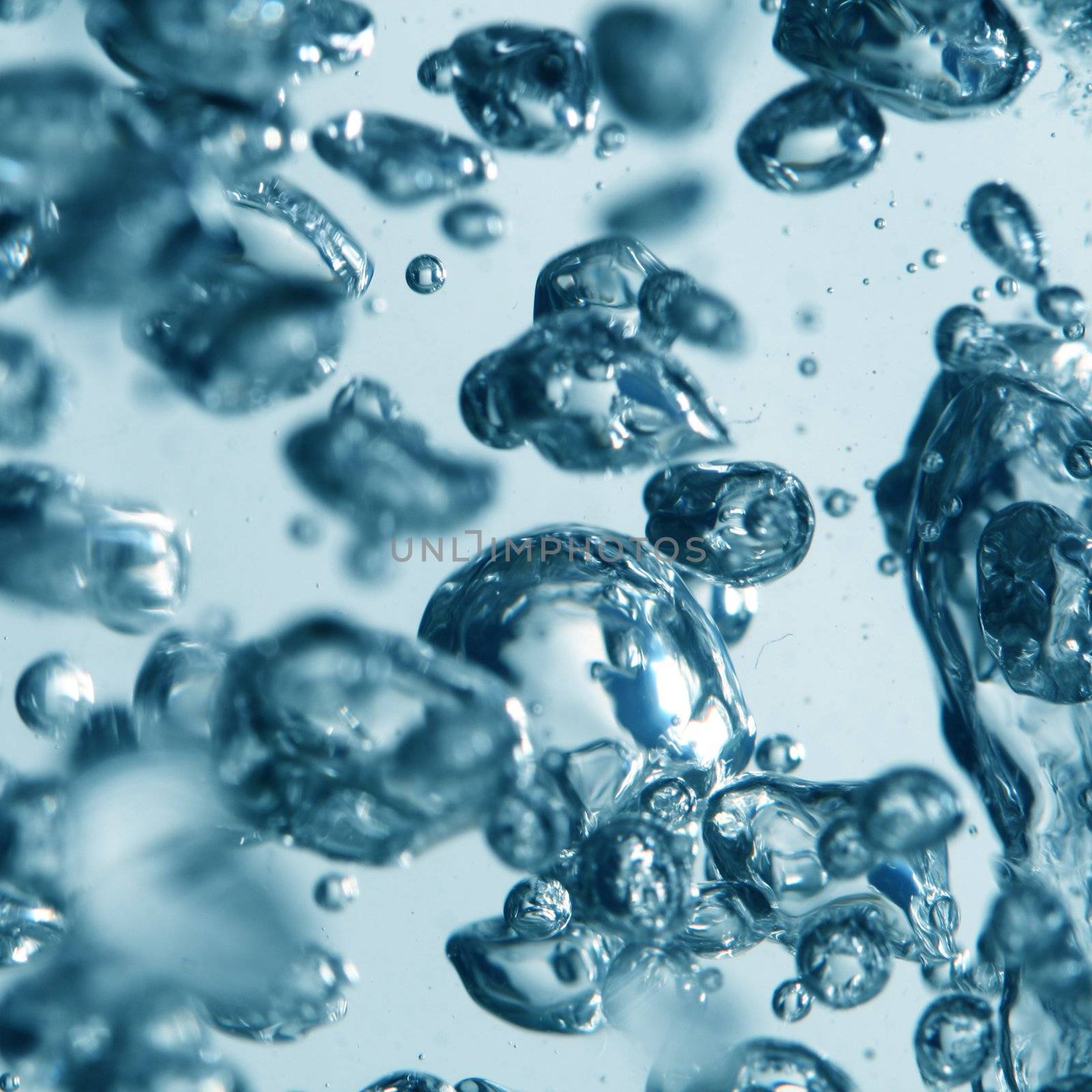 water bubbles macro close up