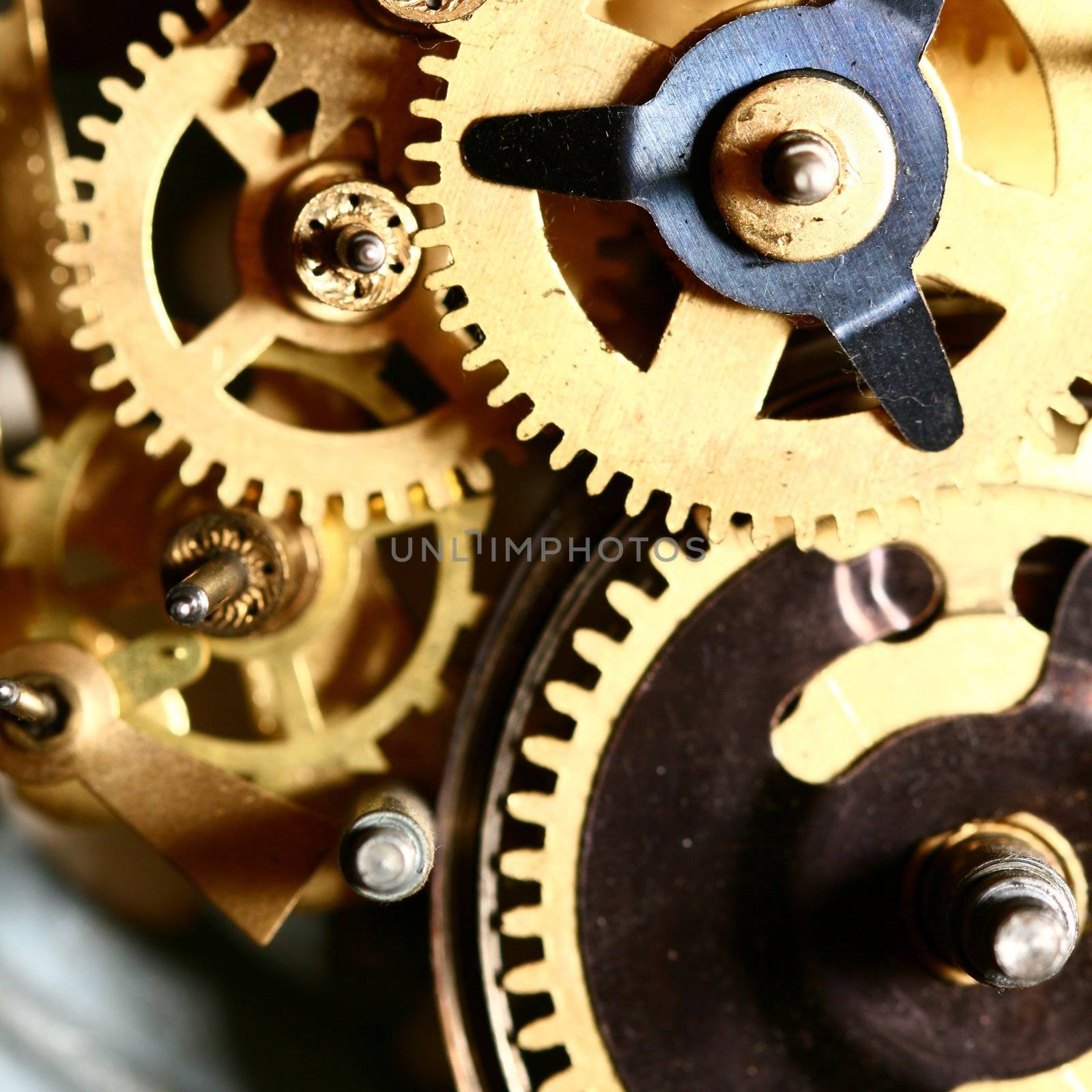 time gear inside my rare clock