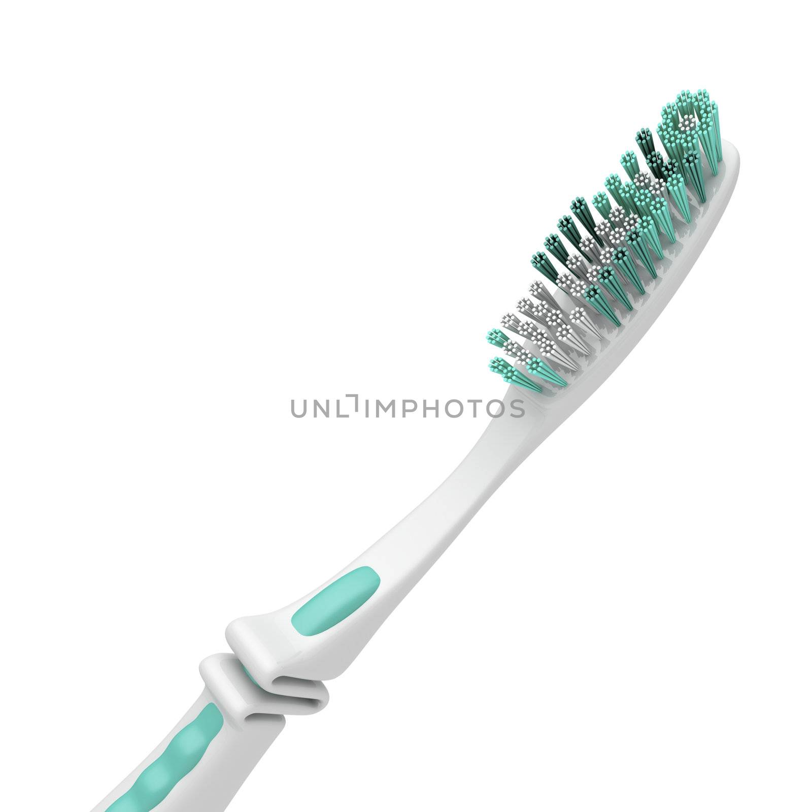 Close-up image of modern toothbrush