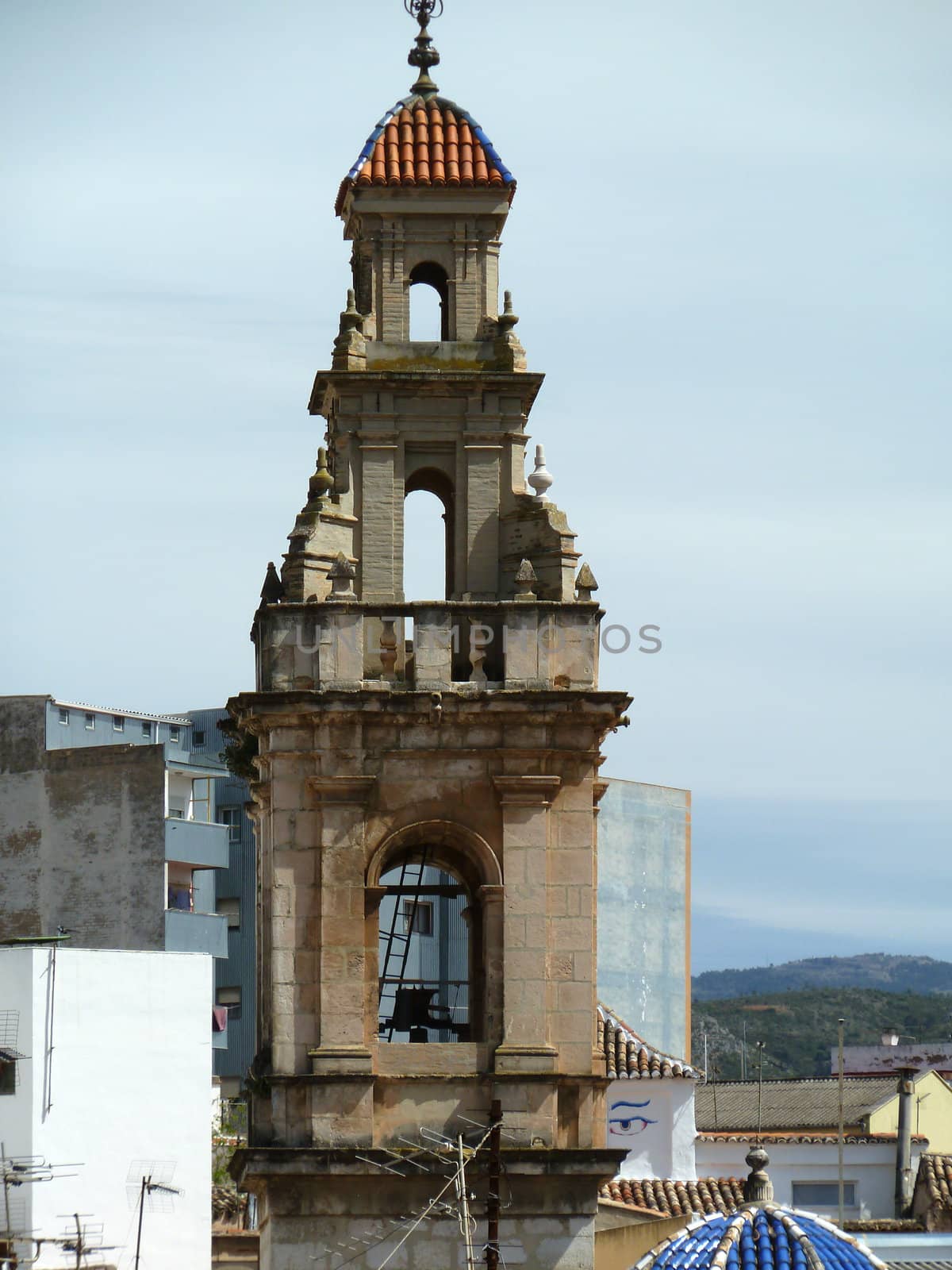 disused bell tower of an old church