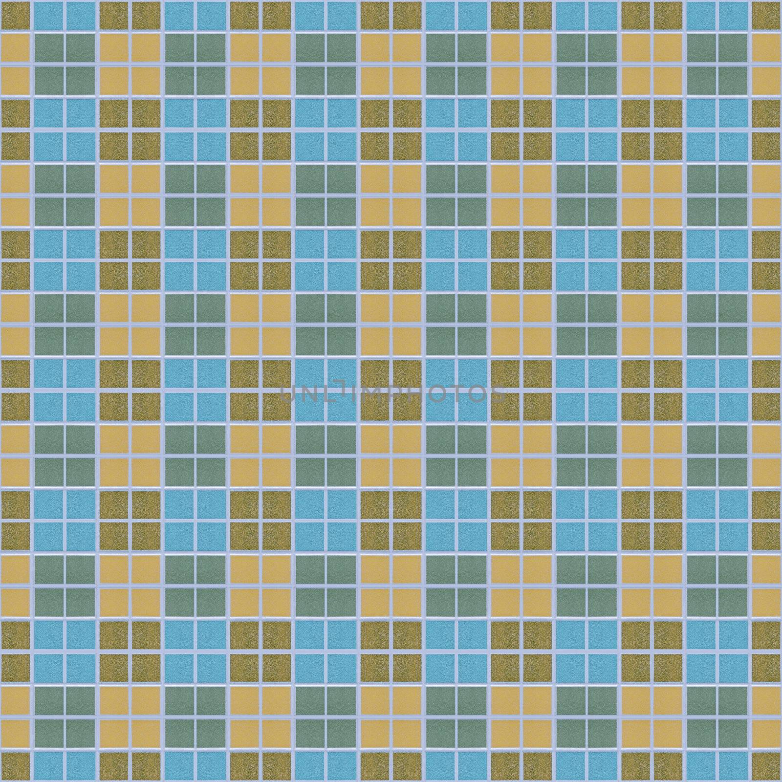 Abstract colorful square block mosaic, seamless background