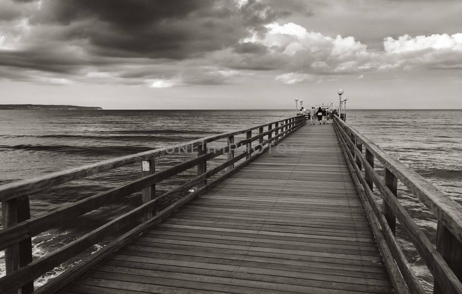 Bridge on Baltic Sea by francescobencivenga