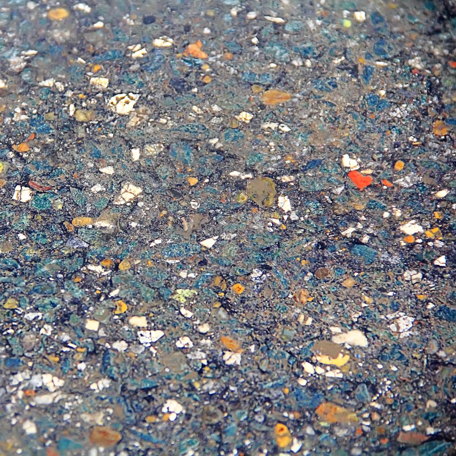 Image of texture with wet colorful mineral