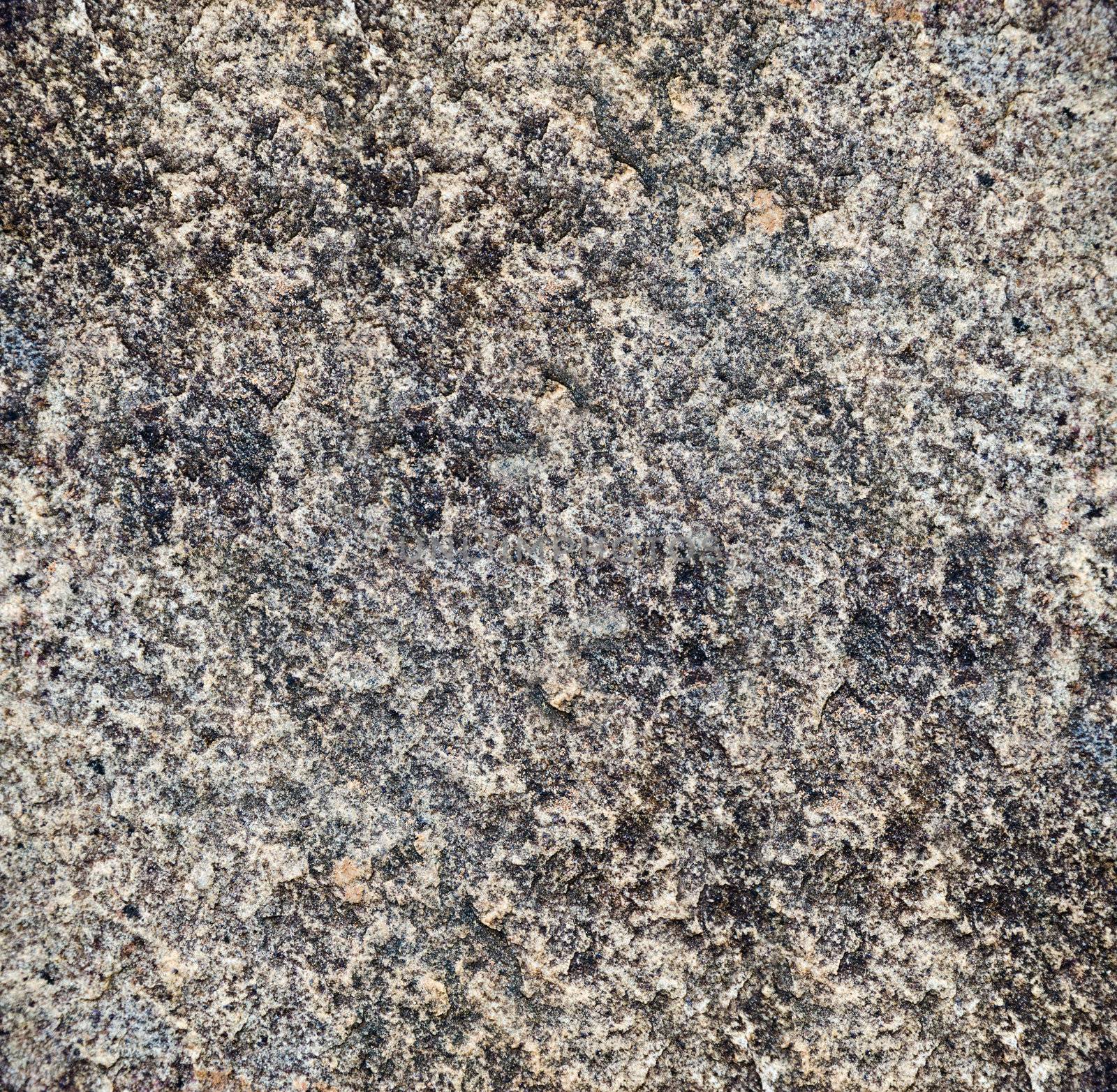 surface of volcanic rock that is subjected to erosion
