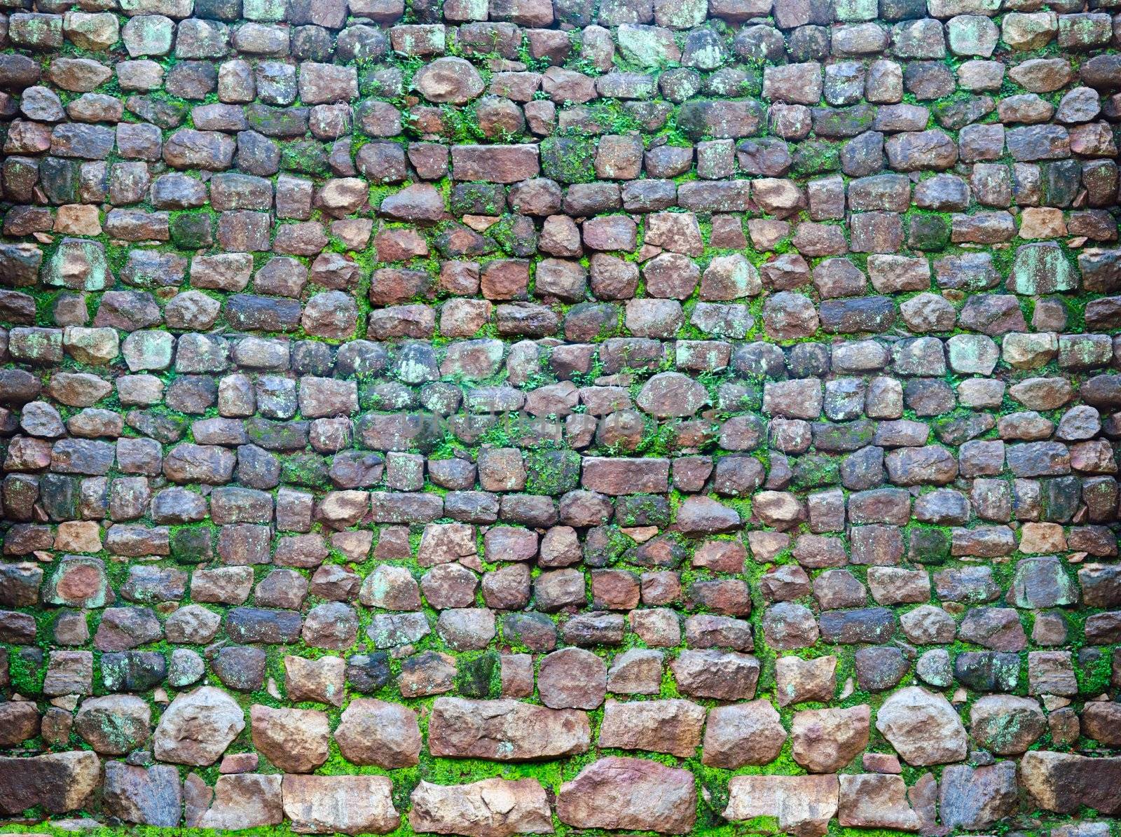 an ancient stone wall, feature embossed background