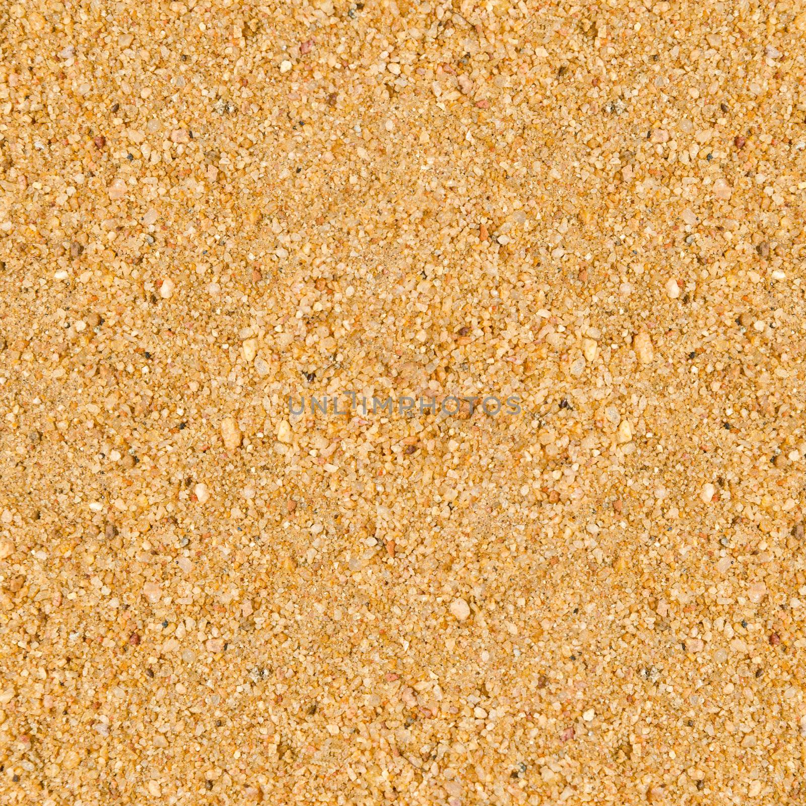 coarse-grained beach sand is very close as a background