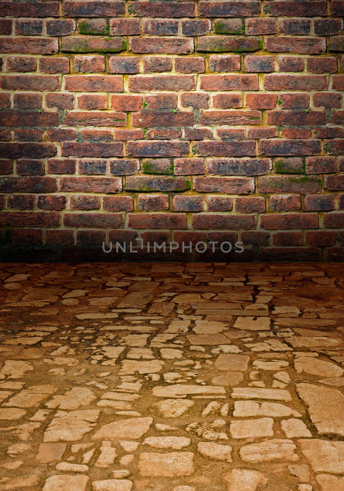 ancient stone pavement by Sergieiev