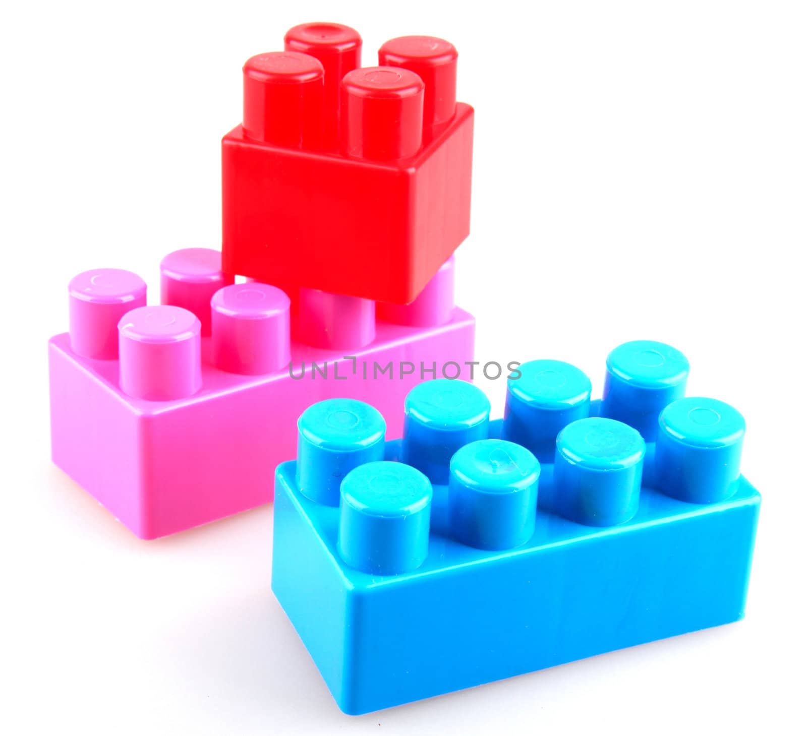 Plastic building blocks