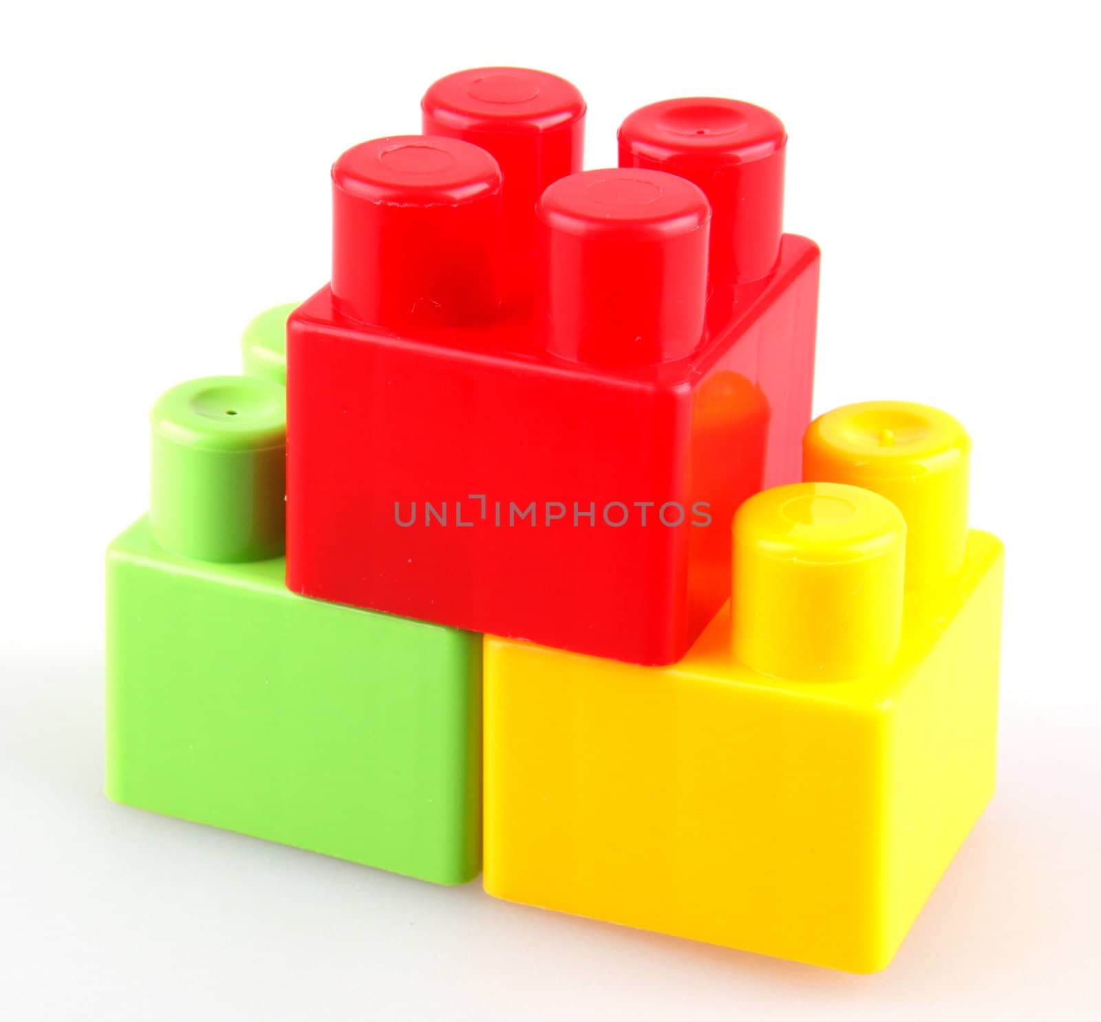 Plastic building blocks