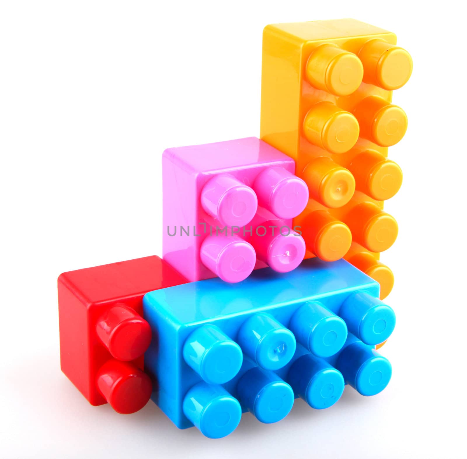Plastic building blocks