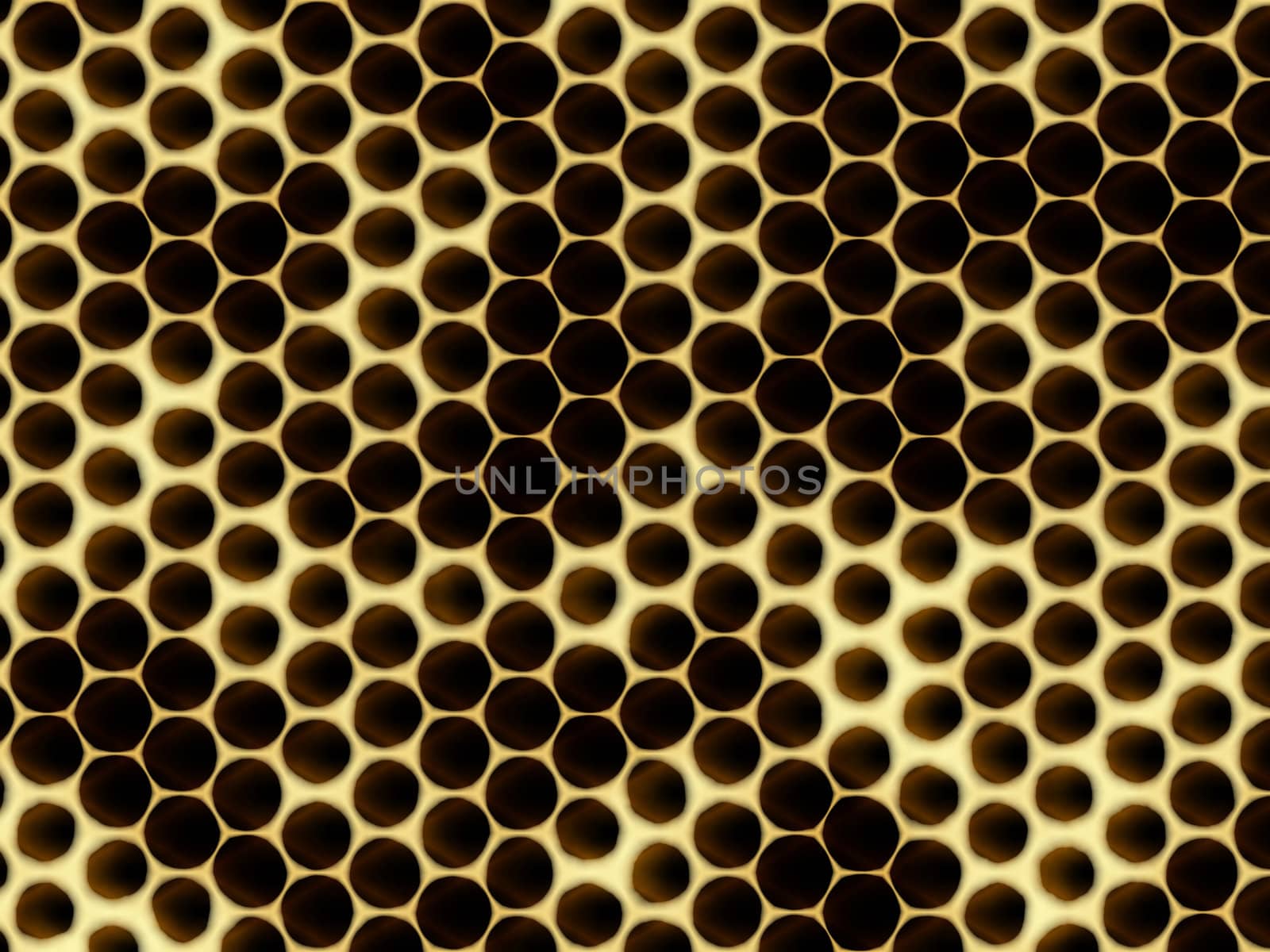 Honeycomb Background Closeup Illustration