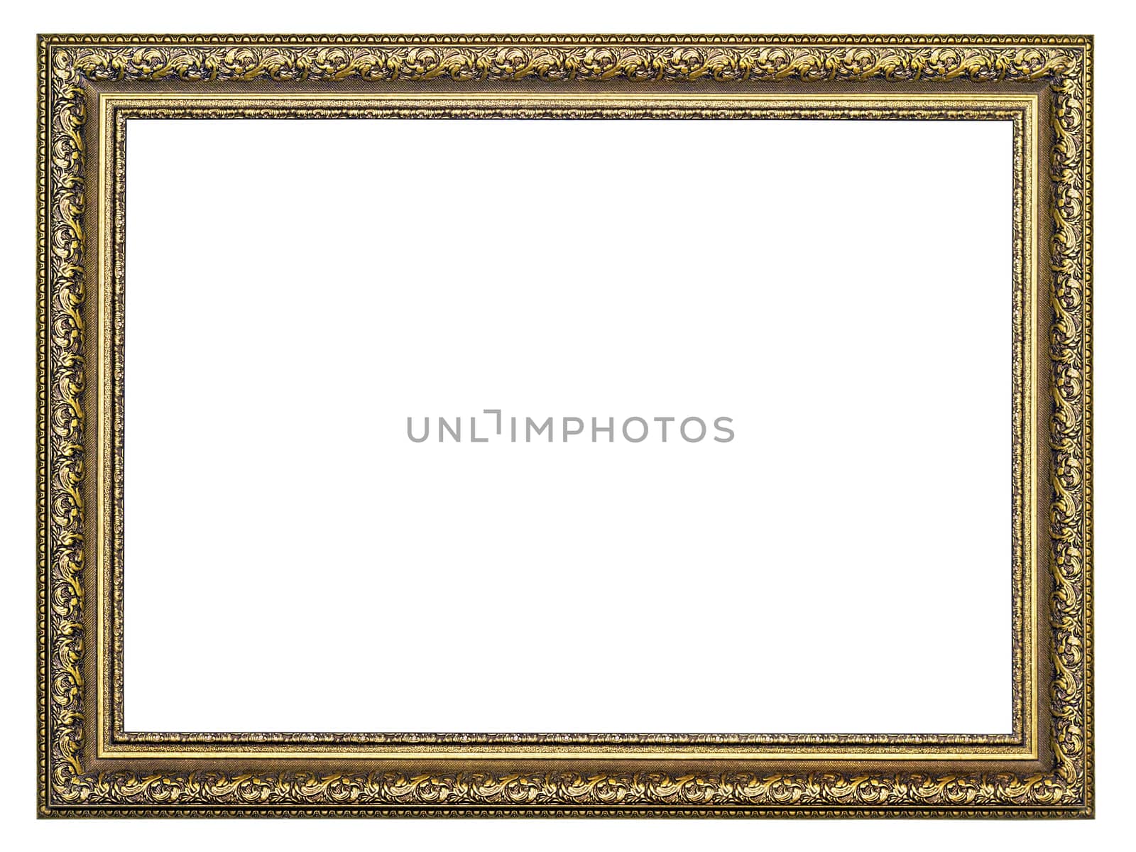 gold-patterned frame for a picture  by Plus69