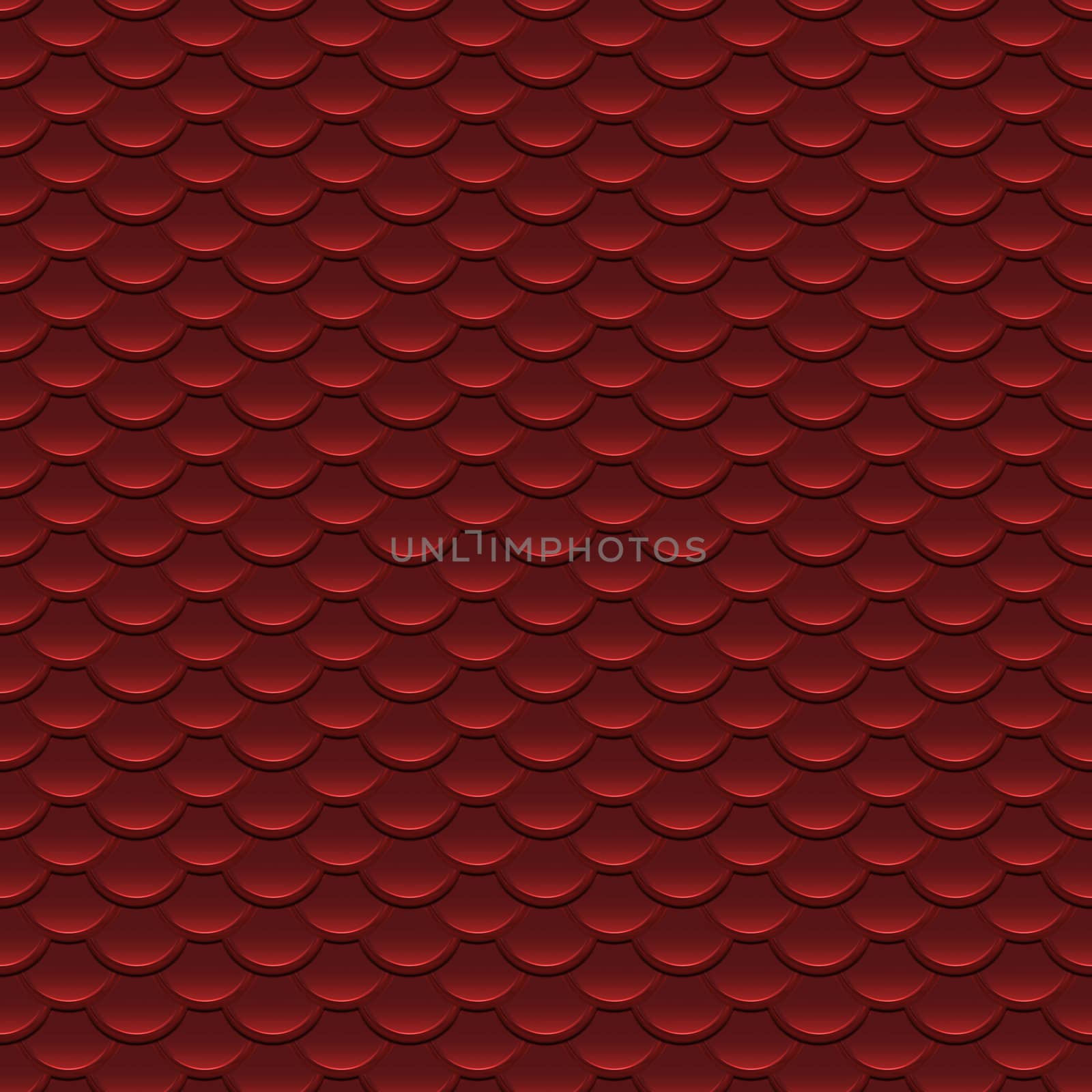 Red Scales Seamless Pattern Illustration