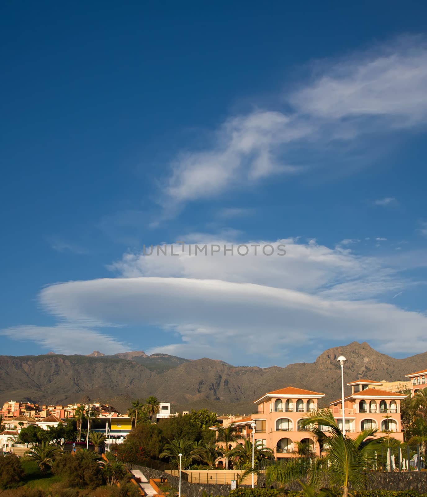 Tenerife beach coast Las Americas