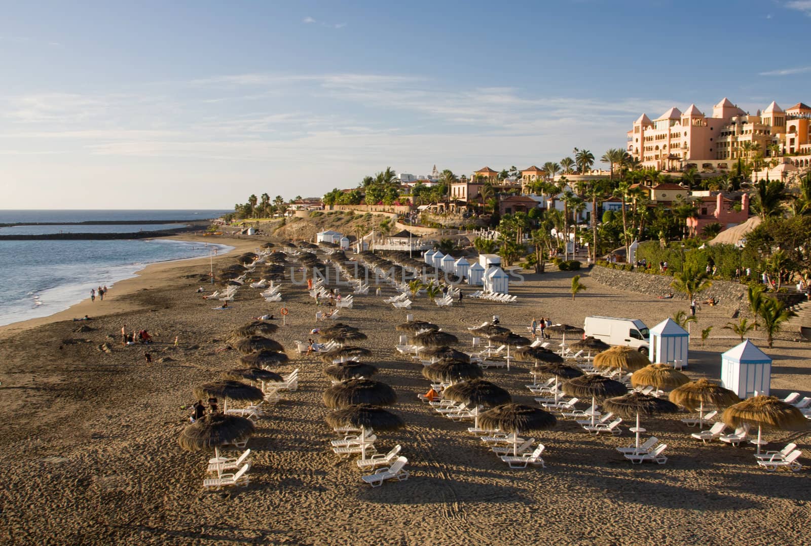 Tenerife beach coast Las Americas
