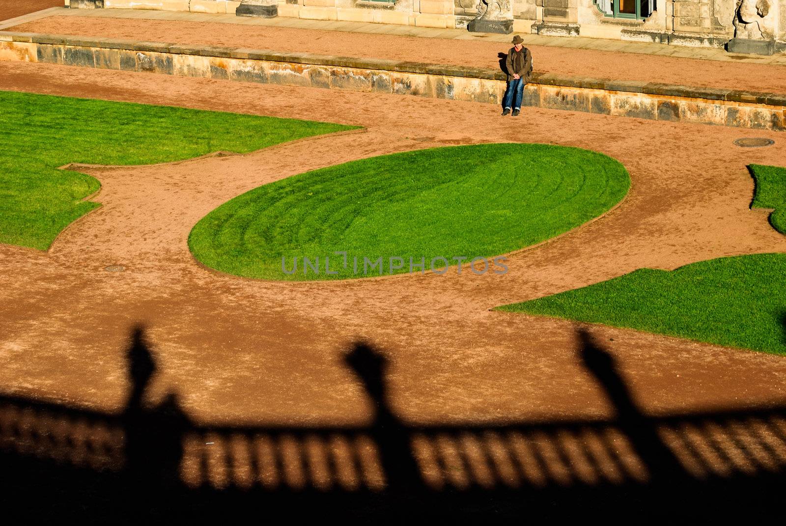 Solitude in Zwinger palace (Dresden, Germany)