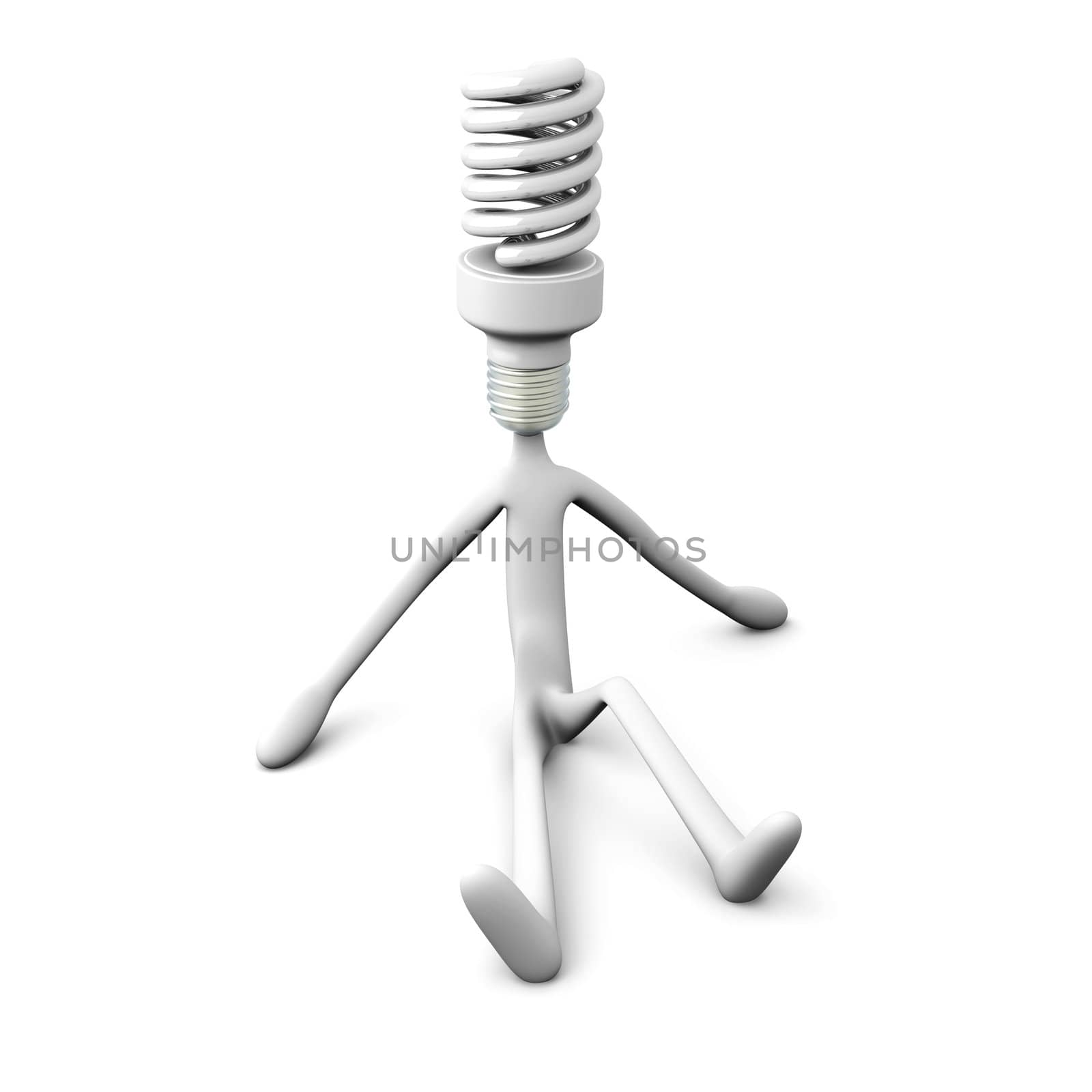 3D rendered Illustration. Isolated on white.