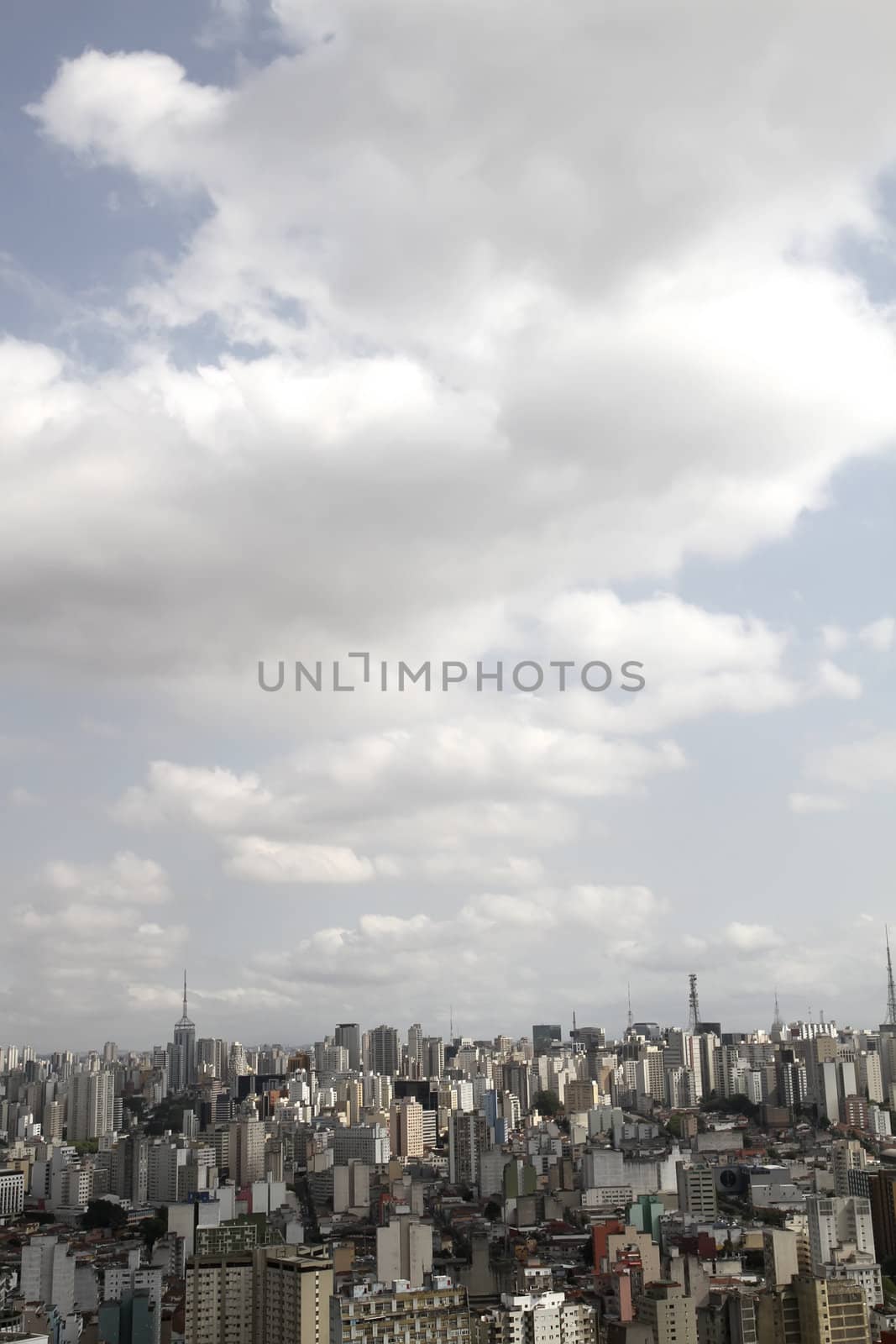 Skyline of Sao Paulo, Brazil.