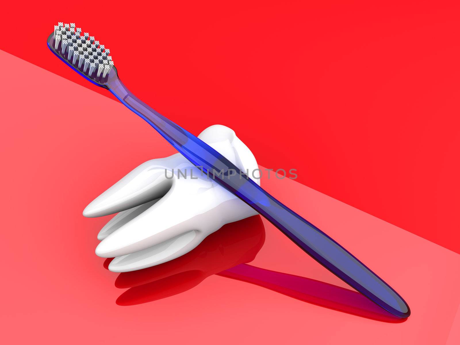Toothbrush with a Tooth	 by Spectral