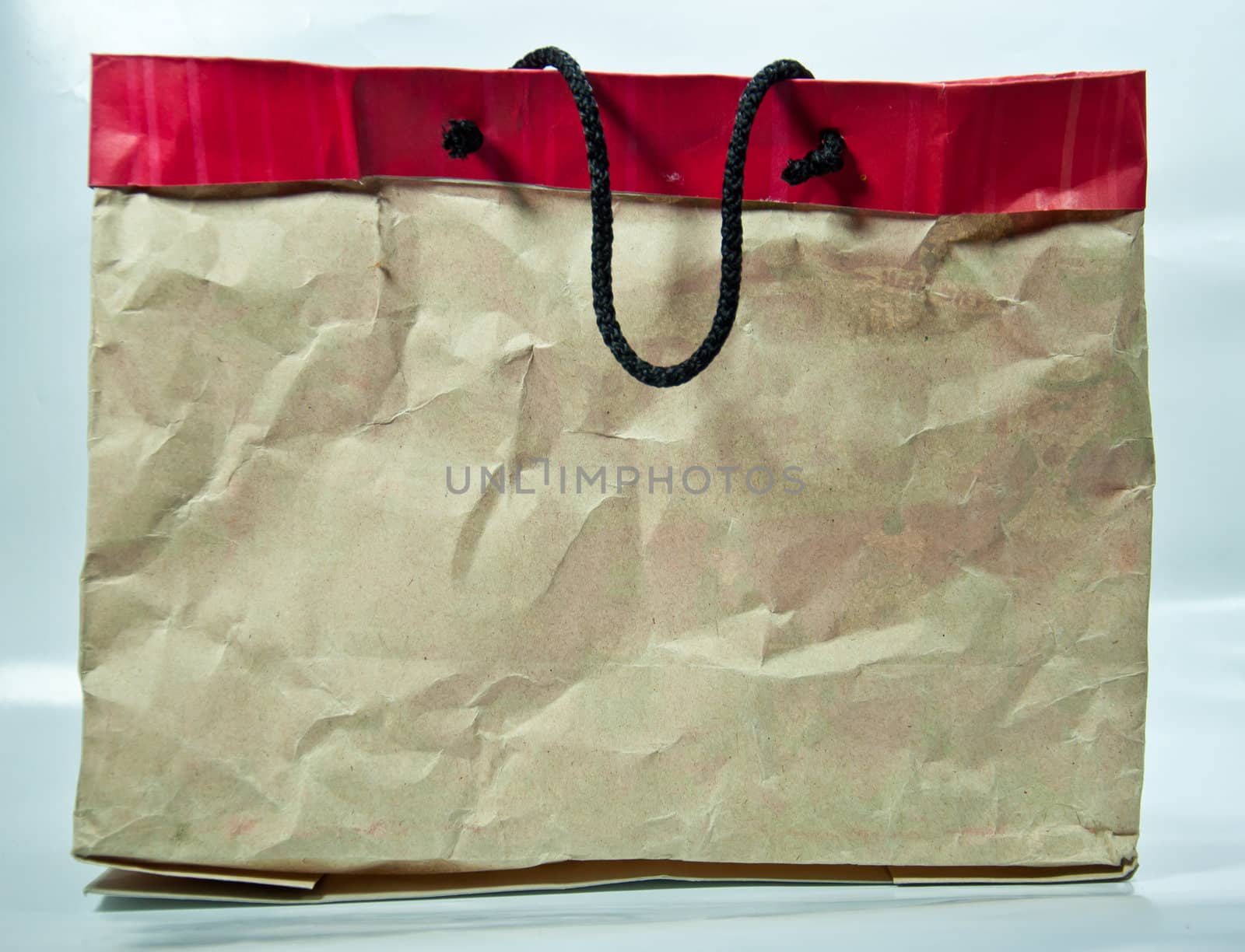 recycle bag on white background