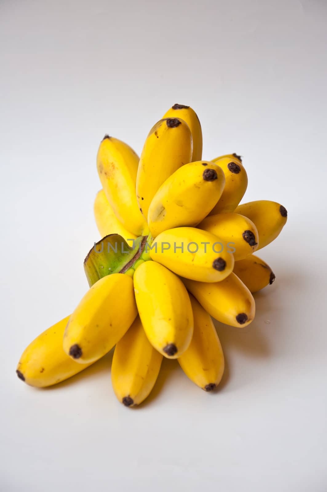 banana on white background