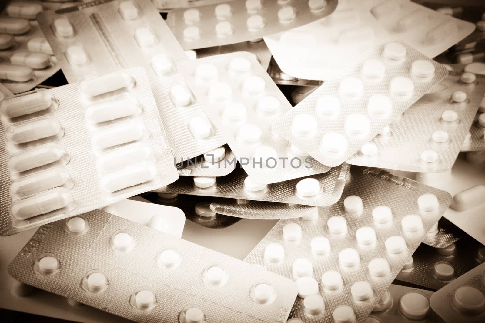 Packs of pills