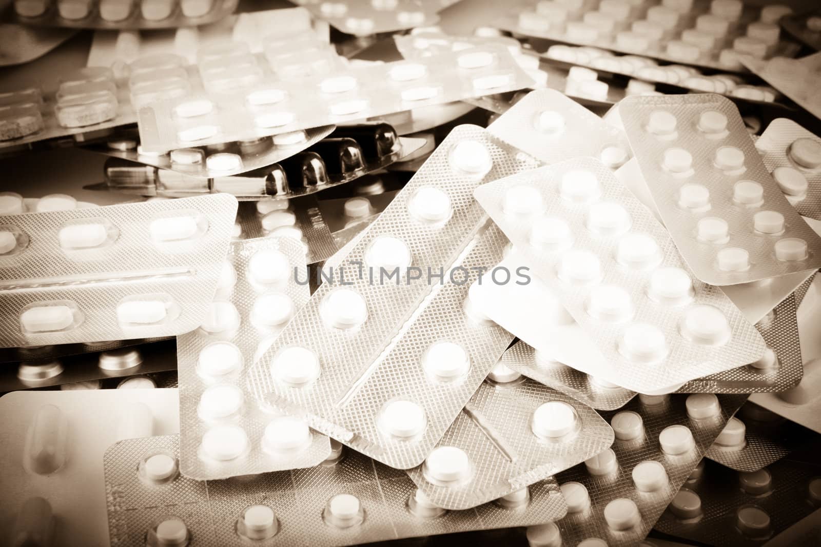 Packs of pills