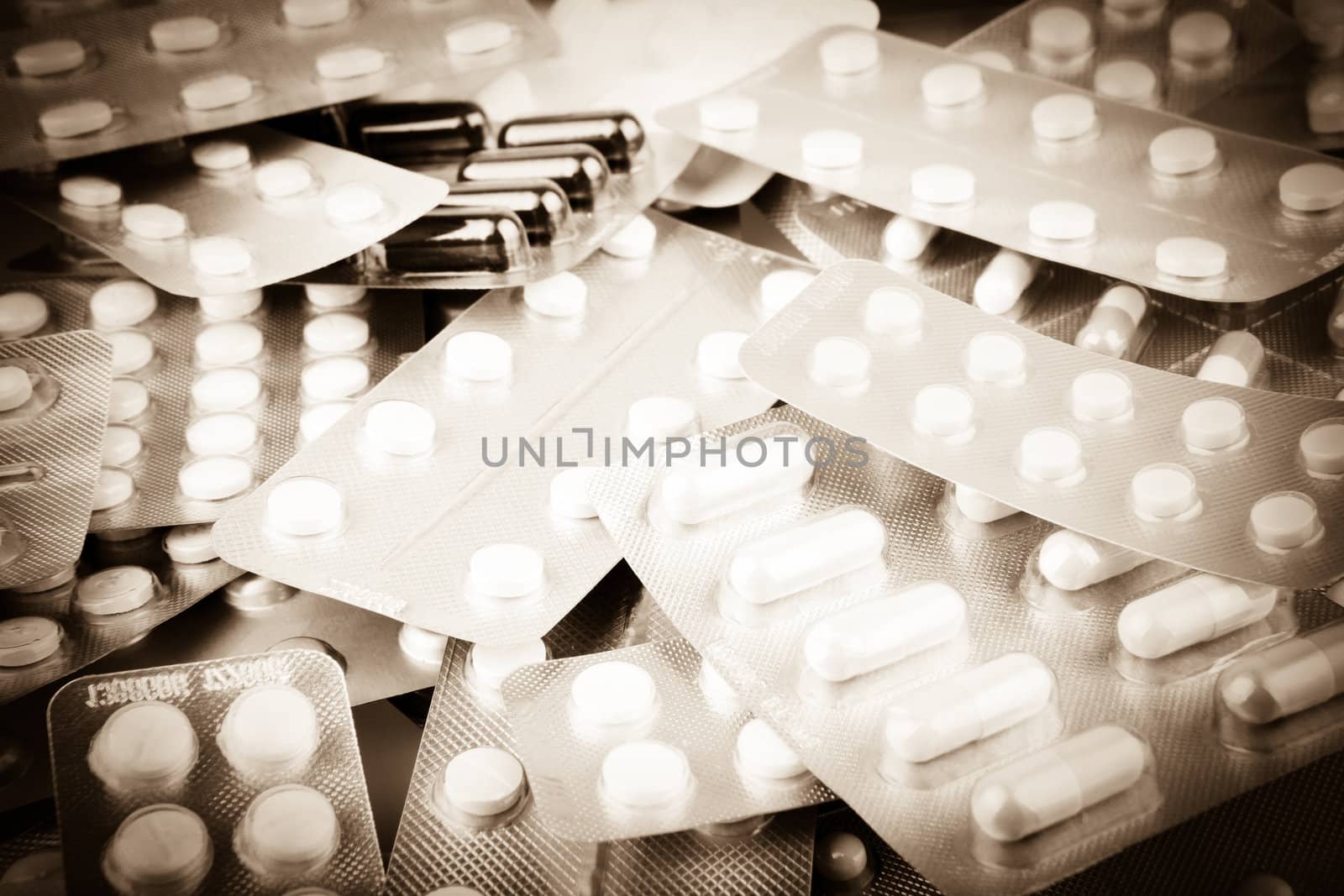 Packs of pills