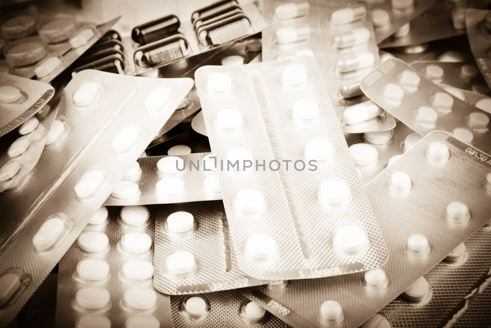 Packs of pills