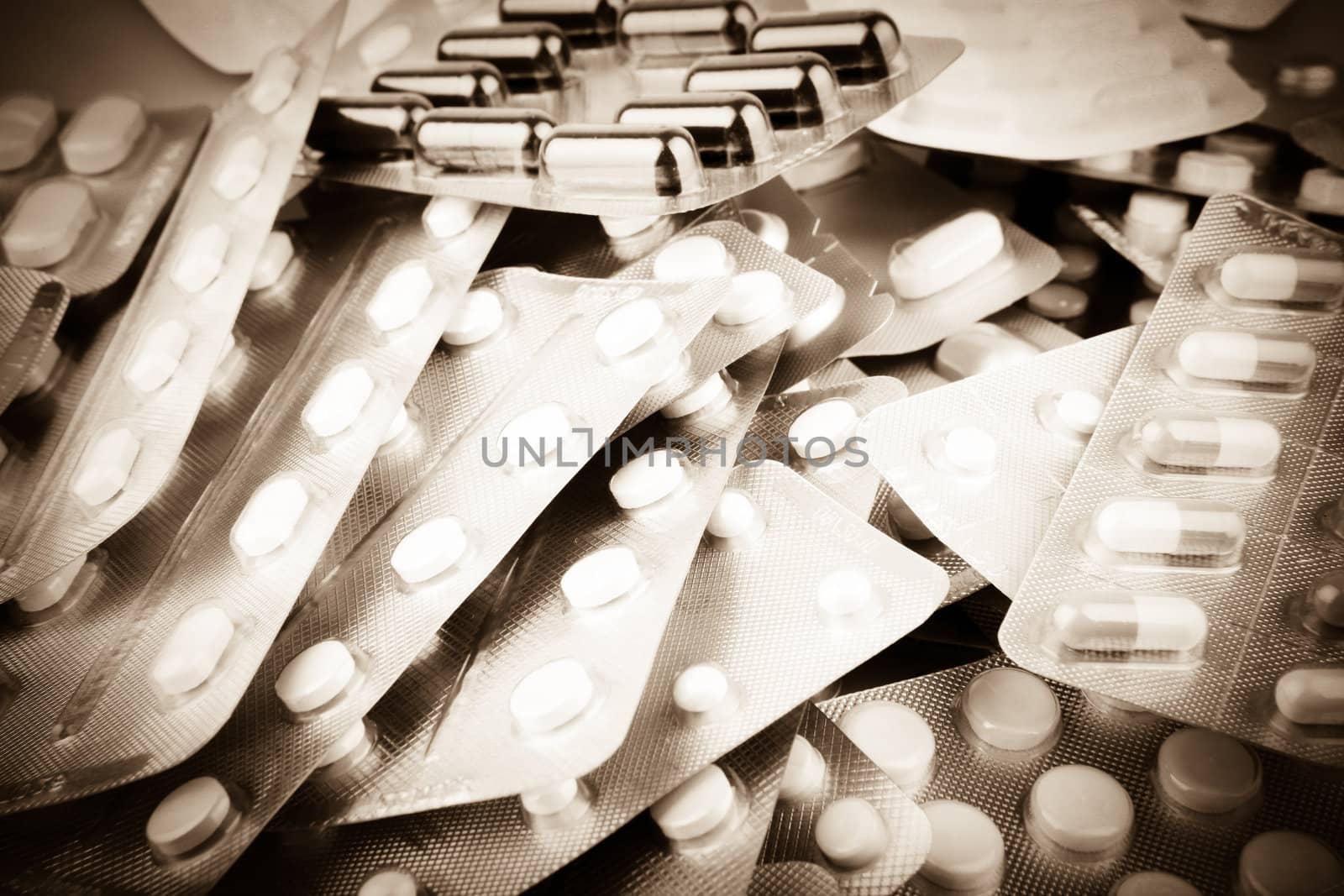 Packs of pills