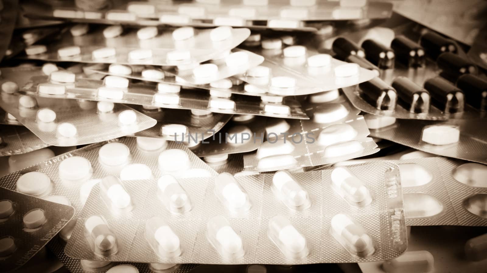Packs of pills