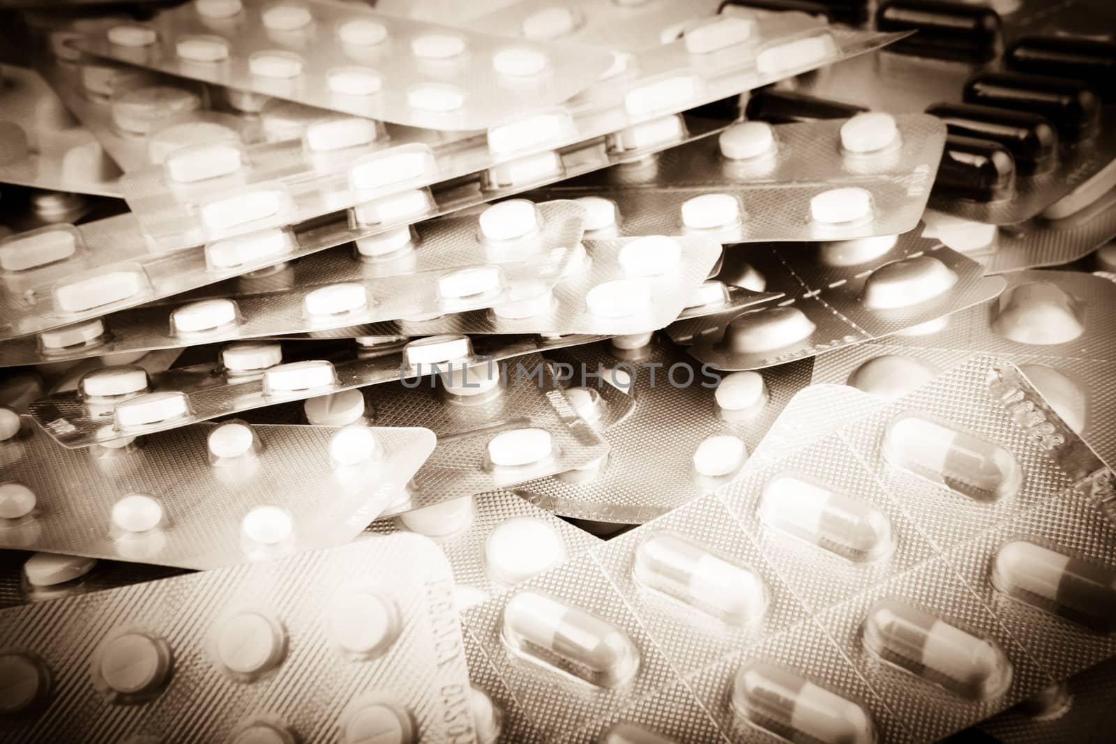Packs of pills