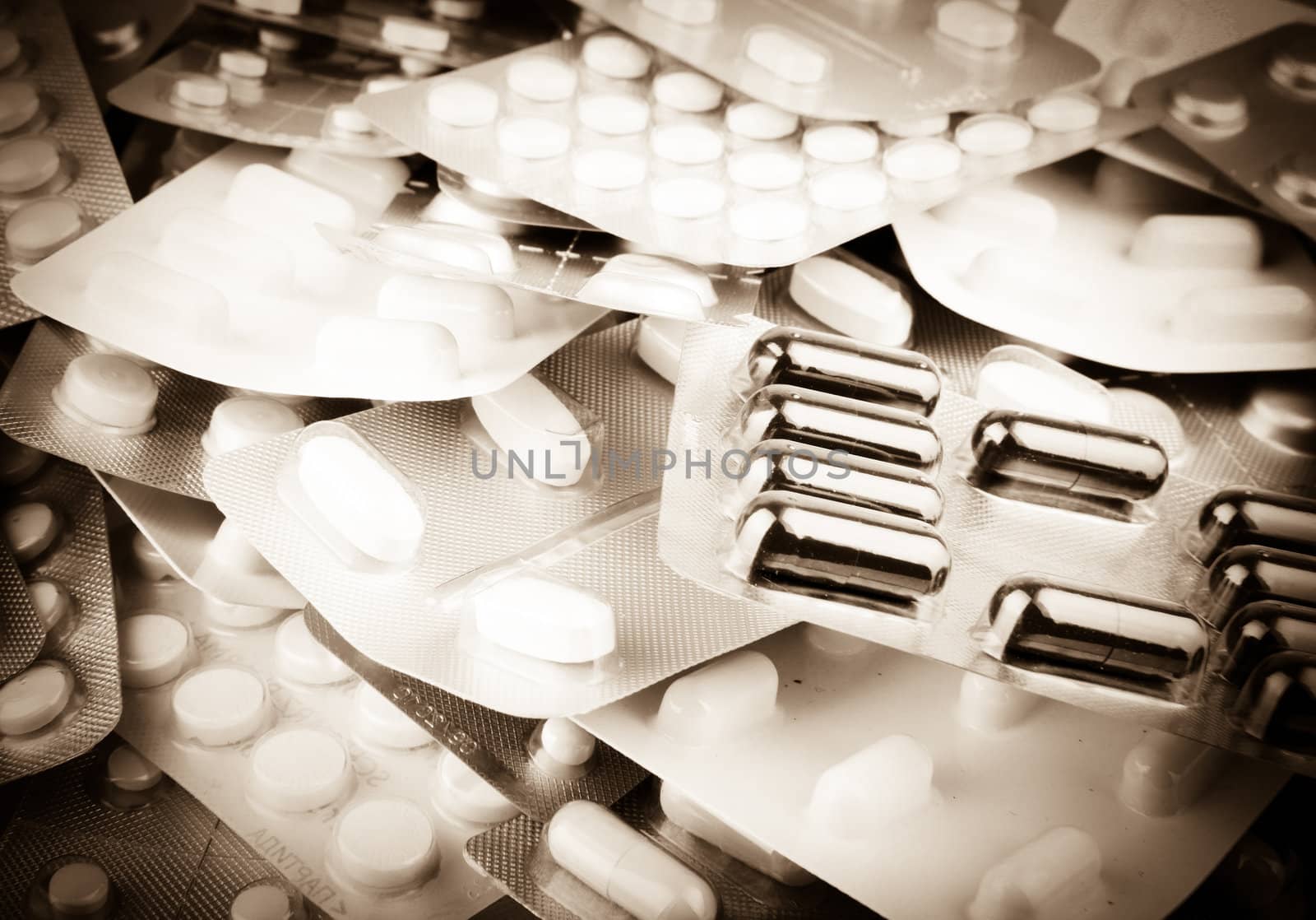 Packs of pills